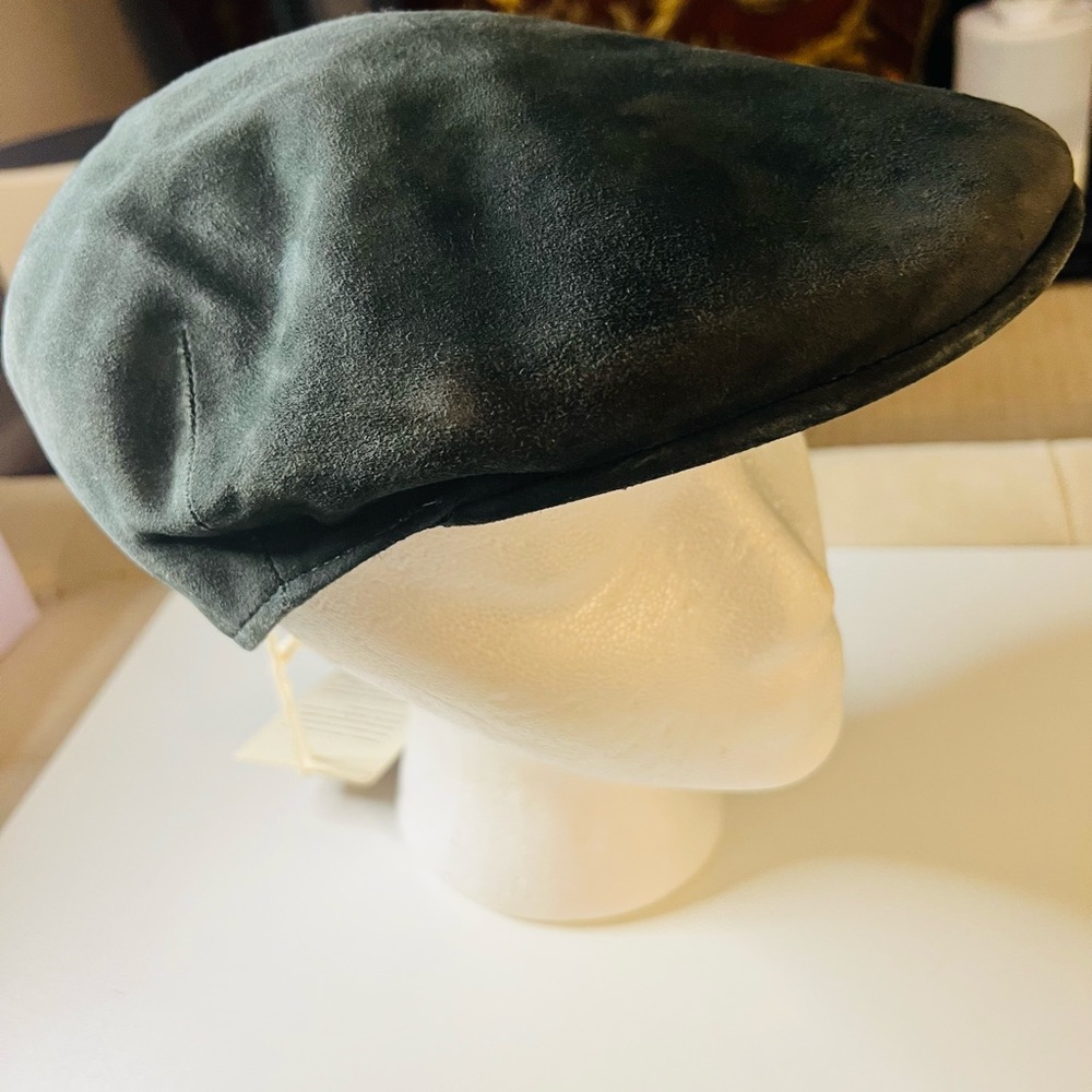 Ascot Green Suede Cap